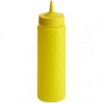Vollrath 4924-02 Traex® 24 oz. Red Single Tip Wide Mouth Squeeze Bottle