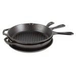 Lodge 7-Piece Essential Pre-Seasoned Cast Iron Skillet Set - Includes 10 1/4 Lodge 7-Piece Essential Pre-Seasoned Cast Iron Skillet Set - Includes 10 1/4