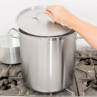 Vollrath 3506 Optio 27 Qt. Stainless Steel Stock Pot with Cover Vollrath 3506 Optio 27 Qt. Stainless Steel Stock Pot with Cover