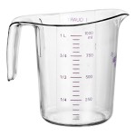 Choice 1 Qt. Purple Allergen-Free Plastic Measuring Cup Choice 1 Qt. Purple Allergen-Free Plastic Measuring Cup