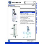 Beverage-Air RC-500 Rapid Chill Countertop Mount Glass Froster