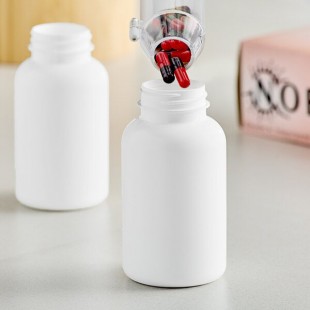 200cc (6.75 oz.) White HDPE Packer Bottle - 320/Case
