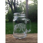 Libbey 97084 16 oz. Customizable Drinking Jar / Mason Jar with Handle - 12/Case