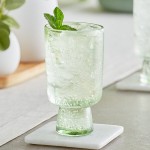 Acopa Pangea 12 oz. Green Goblet - 12/Case Acopa Pangea 12 oz. Green Goblet - 12/Case