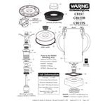 Waring 502696 Drive Coupling for Pre-2014 CB15 Blenders