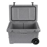 CaterGator CG45SPGW Gray 45 Qt. Mobile Rotomolded Outdoor Cooler / Ice Chest CaterGator CG45SPGW Gray 45 Qt. Mobile Rotomolded Outdoor Cooler / Ice Chest