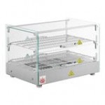 Carnival King HDCG2A Silver Curved Glass Full Service Hot Food Display Case with 2 Shelves - 120V, 800W Carnival King HDCG2A Silver Curved Glass Full Service Hot Food Display Case with 2 Shelves - 120V, 800W