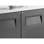 True TDD-2-HC 2 Single Tap Kegerator Beer Dispenser - Black, 2 (1/2) Keg Capacity True TDD-2-HC 2 Single Tap Kegerator Beer Dispenser - Black, 2 (1/2) Keg Capacity
