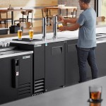 True TDD-2-HC 2 Single Tap Kegerator Beer Dispenser - Black, 2 (1/2) Keg Capacity True TDD-2-HC 2 Single Tap Kegerator Beer Dispenser - Black, 2 (1/2) Keg Capacity