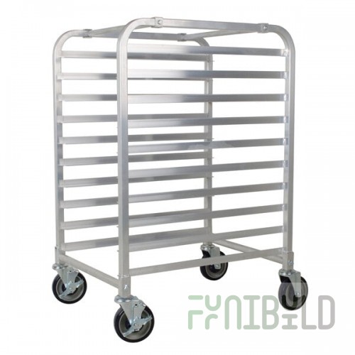 Channel AXD-UTR-9 9 Pan Heavy-Duty Aluminum Steam Table / Bun Pan Rack - Assembled