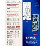 Channel AXD-UTR-9 9 Pan Heavy-Duty Aluminum Steam Table / Bun Pan Rack - Assembled Channel AXD-UTR-9 9 Pan Heavy-Duty Aluminum Steam Table / Bun Pan Rack - Assembled
