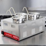 Avantco Triple Well 4 Qt. Countertop Food Warmer with 3 Insets, 3 Covers, and 3 Ladles - 120V, 1200W