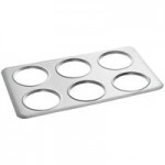 Avantco Triple Well 4 Qt. Countertop Food Warmer with 3 Insets, 3 Covers, and 3 Ladles - 120V, 1200W