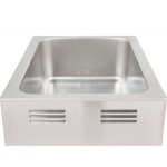 Avantco Triple Well 4 Qt. Countertop Food Warmer with 3 Insets, 3 Covers, and 3 Ladles - 120V, 1200W