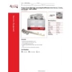 Avantco Triple Well 4 Qt. Countertop Food Warmer with 3 Insets, 3 Covers, and 3 Ladles - 120V, 1200W