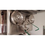 Avantco Triple Well 4 Qt. Countertop Food Warmer with 3 Insets, 3 Covers, and 3 Ladles - 120V, 1200W
