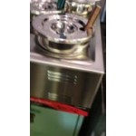 Avantco Triple Well 4 Qt. Countertop Food Warmer with 3 Insets, 3 Covers, and 3 Ladles - 120V, 1200W