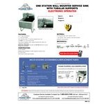 Advance Tabco WSS-14-21EF 16-Gauge Service Sink with 12 Advance Tabco WSS-14-21EF 16-Gauge Service Sink with 12