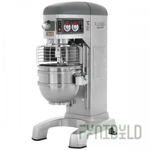 Hobart Legacy+ HL662-1 60 Qt. Planetary Floor Pizza Mixer with Guard - 240V, 3 Phase, 2 7/10 hp