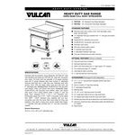 Vulcan VWT36C-LP V Series Liquid Propane 36 Vulcan VWT36C-LP V Series Liquid Propane 36