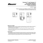 Follett 15CI114A-IW-CL-ST-00 Champion 15 Series Air-Cooled Chewblet Countertop Ice Maker and Water Dispenser with 15 lb. Bin and Filter - 115V, 100 lb.
