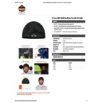 Ergodyne N-Ferno 6804 Hi-Vis Lime Skull Cap Winter Hat with LED Lights 16802 Ergodyne N-Ferno 6804 Hi-Vis Lime Skull Cap Winter Hat with LED Lights 16802