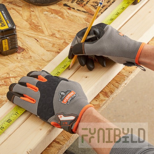 Ergodyne 17042 ProFlex 710 Heavy-Duty Full-Finger Trade Gloves - Small