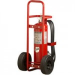 Buckeye 300 lb. ABC Fire Extinguisher - Rechargeable Untagged Pressure Transfer - UL Rating 30-A:320-B:C - Steel Wheels with Rubber Treads Buckeye 300 lb. ABC Fire Extinguisher - Rechargeable Untagged Pressure Transfer - UL Rating 30-A:320-B:C - Steel Wheels with Rubber Treads