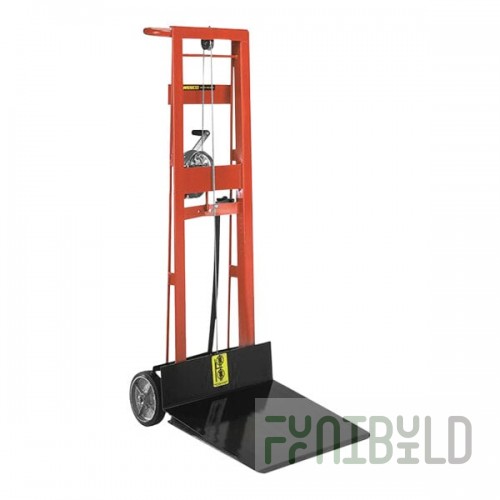 Wesco Industrial Products 750 lb. 2-Wheel Steel Winch Pedalift with 30