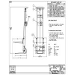 Wesco Industrial Products 750 lb. 2-Wheel Steel Winch Pedalift with 30