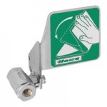 Haws Axion MSR 8309WC Barrier-Free Emergency Shower and Eye / Face Wash Station with Stainless Steel Bowl