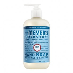 Mrs. Meyer's Clean Day 394711 12.5 oz. Rainwater Scented Hand Soap with Pump - 6/Case
