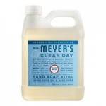 Mrs. Meyer's Clean Day 394711 12.5 oz. Rainwater Scented Hand Soap with Pump - 6/Case Mrs. Meyer's Clean Day 394711 12.5 oz. Rainwater Scented Hand Soap with Pump - 6/Case