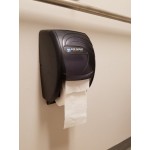 San Jamar R3590TBK Duett Oceans Toilet Tissue Dispenser - Black Pearl San Jamar R3590TBK Duett Oceans Toilet Tissue Dispenser - Black Pearl