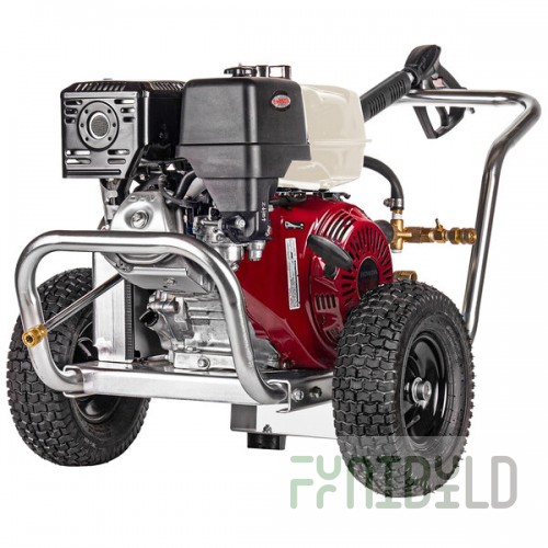 Simpson 60828 Aluminum Water Blaster 49-State Compliant Pressure Washer with Honda Engine and 50' Hose - 4,200 PSI; 4.0 GPM