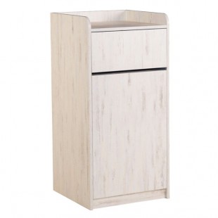 BFM Seating 35 Gallon Antique Wash Square Waste Receptacle Enclosure BFM Seating 35 Gallon Antique Wash Square Waste Receptacle Enclosure
