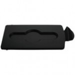 Rubbermaid® 2007892 Slim Jim Recycling Black Rectangular Hinged Flat Lid Insert Rubbermaid® 2007892 Slim Jim Recycling Black Rectangular Hinged Flat Lid Insert