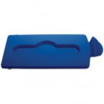 Rubbermaid® 2007892 Slim Jim Recycling Black Rectangular Hinged Flat Lid Insert Rubbermaid® 2007892 Slim Jim Recycling Black Rectangular Hinged Flat Lid Insert
