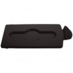 Rubbermaid® 2007892 Slim Jim Recycling Black Rectangular Hinged Flat Lid Insert Rubbermaid® 2007892 Slim Jim Recycling Black Rectangular Hinged Flat Lid Insert