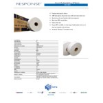 Response 12610 1-Ply Jumbo 3500' Toilet Paper Roll with 12