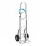Lavex 550 lb. Aluminum Straight Back Hand Truck with 10 Lavex 550 lb. Aluminum Straight Back Hand Truck with 10