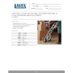 Lavex 550 lb. Aluminum Straight Back Hand Truck with 10 Lavex 550 lb. Aluminum Straight Back Hand Truck with 10