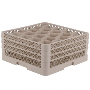Vollrath TR11GGA Traex® Rack Max Full-Size Beige 20-Compartment 7 7/8