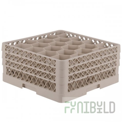 Vollrath TR11GGA Traex® Rack Max Full-Size Beige 20-Compartment 7 7/8