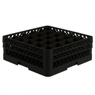 Vollrath TR6BB Traex® Full-Size Black 25-Compartment 6 3/8 Vollrath TR6BB Traex® Full-Size Black 25-Compartment 6 3/8