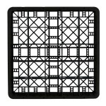 Vollrath TR6BB Traex® Full-Size Black 25-Compartment 6 3/8