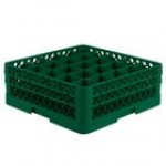 Vollrath TR6BB Traex® Full-Size Black 25-Compartment 6 3/8
