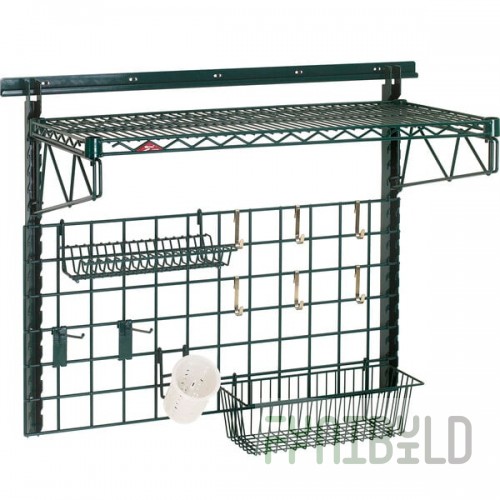 Metro SWK36-1A1-SR SmartWall G3 Sink Task Station Kit