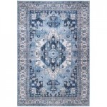 Abani Molana Collection 4' x 6' Pink / Beige Vintage Folk Area Rug Abani Molana Collection 4' x 6' Pink / Beige Vintage Folk Area Rug