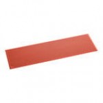 Lavex 3' x 10' Heavy-Duty Black Rubber Anti-Fatigue Diamond Floor Mat with Beveled Edge - 1/2